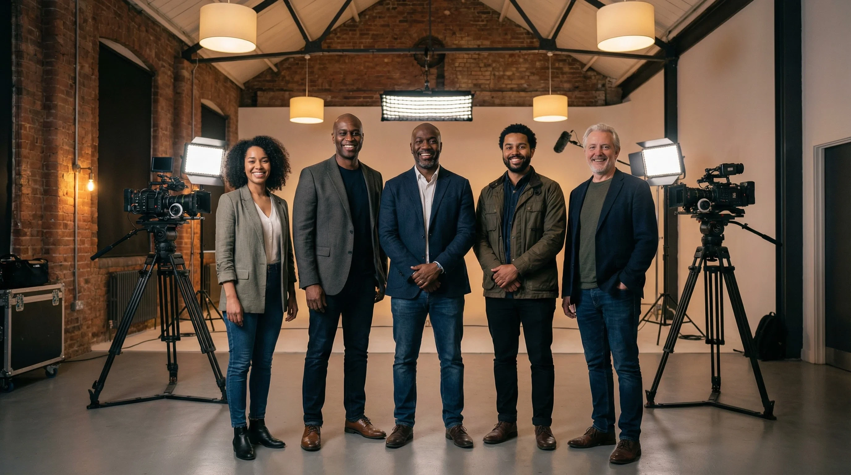 九色地址专业电影团队合影